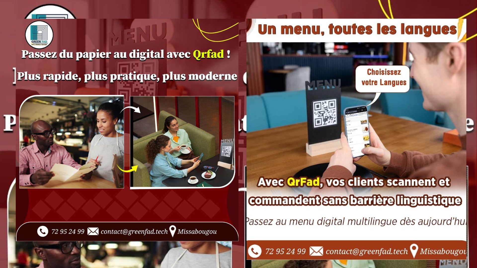 QrFad - Menu Digital Multilingue